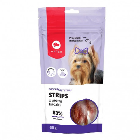Dog Treat - MACED Duck Breast Strips Small Breed 60g