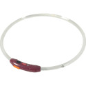 Dog Collar - ZOLUX BIVOUAK LED Adjustable Silicone 30-60 cm Red