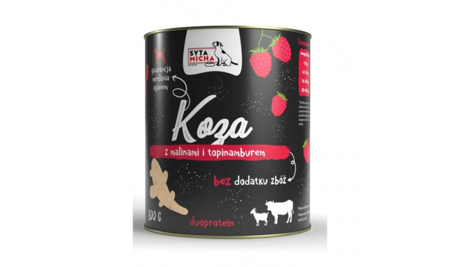 Dog Food - SYTA Goat Meat With Raspberries And Jerusalem Artichoke - 800g