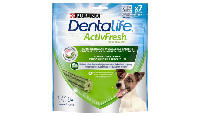 Dog Treats - Purina Dentalife Active Fresh Small, 115g Gold