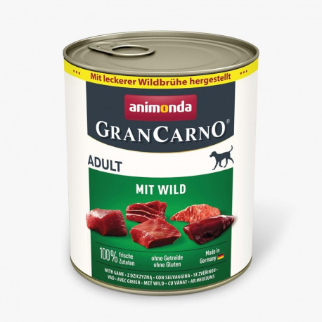 Wet Dog Food - ANIMONDA GranCarno Adult Venison 800g
