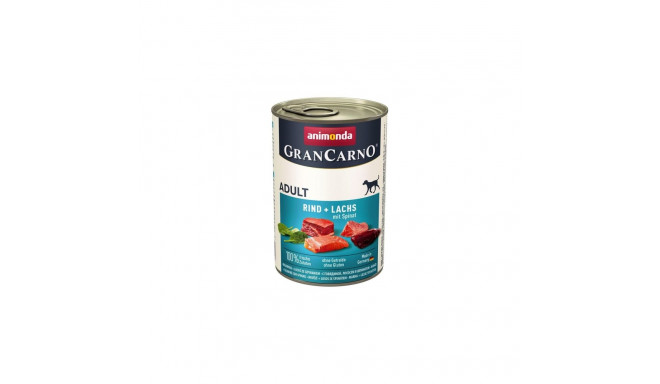 Dog Food - Animonda Grancarno Adult Salmon & Spinach Dog Food 400g