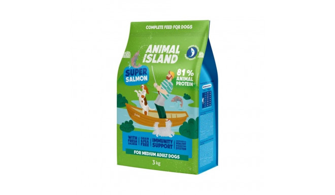 Dry Dog Food - Animal Island Super Salmon 3kg Gluten-Free