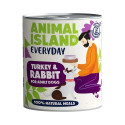 Wet Dog Food - Animal Island Everyday Turkey & Rabbit 800g