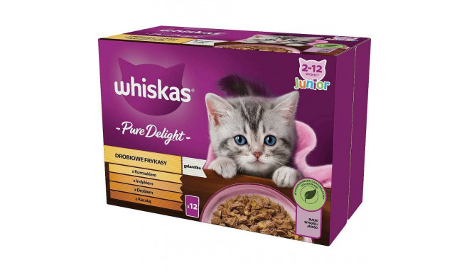 Cat Food - Whiskas Poultry Fritters Junior 12x85g