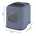 Cat Litter Box - Rotho Biala, Blue