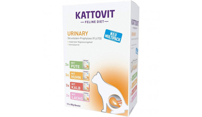 Wet Cat Food - Kattovit Feline Diet Urinary, Blue