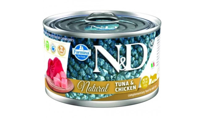 Cat Food - Farmina N&d 140g Natural Tuna & Chicken Wet Cat Food