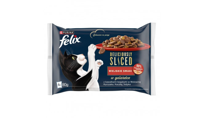 Cat Food - Felix Wet Cat Food 4x 80g