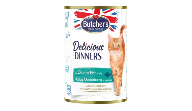 Cat Food - Butcher's Ocean Fish Chunks In Jelly 400g