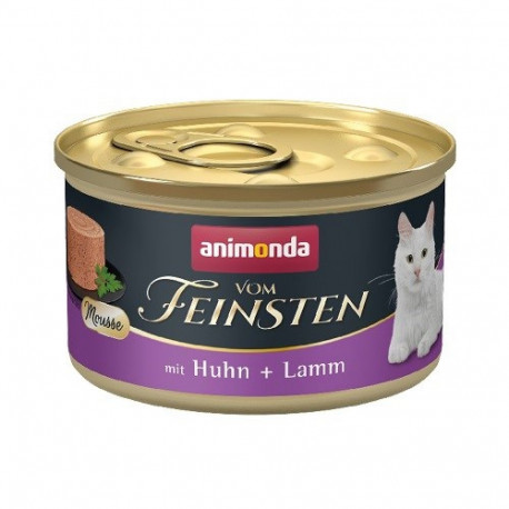 Cat Food - ANIMONDA Vom Feinsten Mousse Chicken & Lamb 85g Gluten-Free