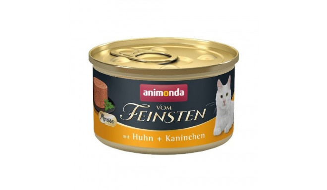 Wet Cat Food - Animonda Vom Feinsten Mousse Chicken & Rabbit 85g