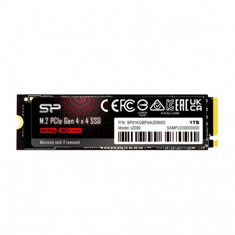 NVMe SSD - Silicon Power Ud90 M.2 1000 GB Pci Express 4.0 3D Nand, Gol
