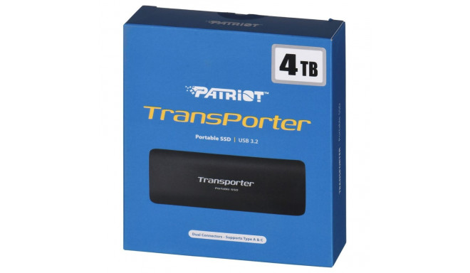 External Hard Drive - Patriot Memory Transporter 4tb, Black