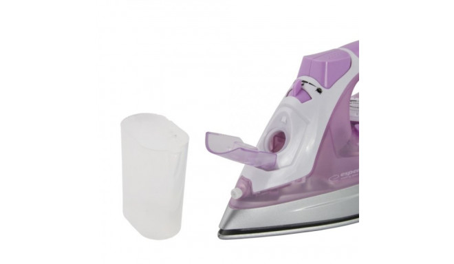 Iron - Esperanza Ehi004 Ceramic Soleplate 2400w, Purple, White