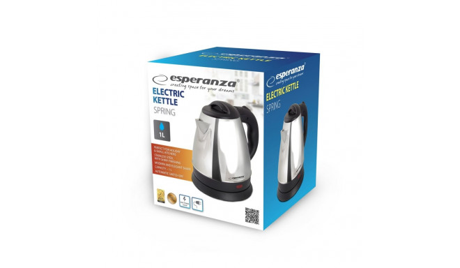 Electric Kettle - Esperanza Ekk116s 1l 1350w Silver