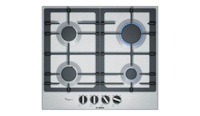 Built-in Gas Hob - Bosch Serie 6 PCP6A5B90 4 Zones Stainless Steel Black