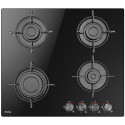 Gas Hob - Amica PGCD 6100BoB 4 Zone Built-in Black Glass