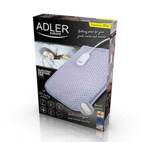 Electric Blanket - Adler AD 7425 60W Remote Control Grey