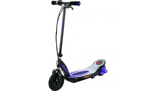 Electric Scooter - Razor Powercore E100, Black, Purple