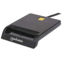 Smart Card Reader - Manhattan 12 Mbps, Black