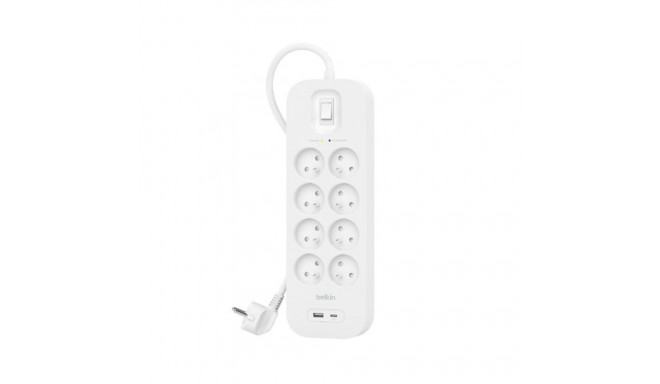 Transmission Protection Device - Belkin 8 AC Outlets, White