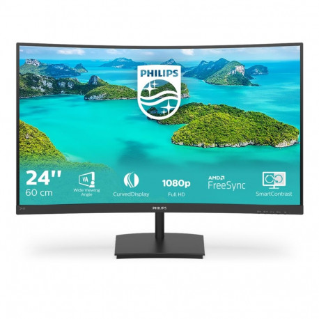 Computer Monitor - Philips E Line 241e1sca/00, Black