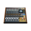 Audio Mixer - Tascam Model 12 12 Channels USB Type-C Wood, Black