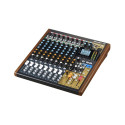 Audio Mixer - Tascam Model 12 12 Channels USB Type-C Wood, Black