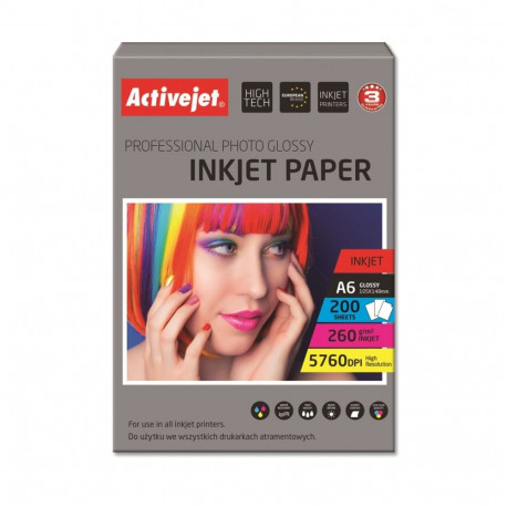 Photo Paper - Activejet Ap6 10x15 Photo Paper