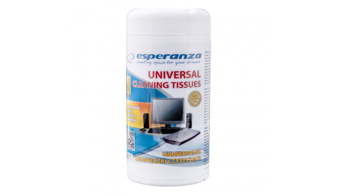 Cleaning Wipes - Esperanza Es105 Universal, Blue