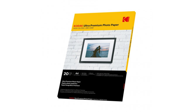 Photo Paper - Kodak A6 Super-gloss, White