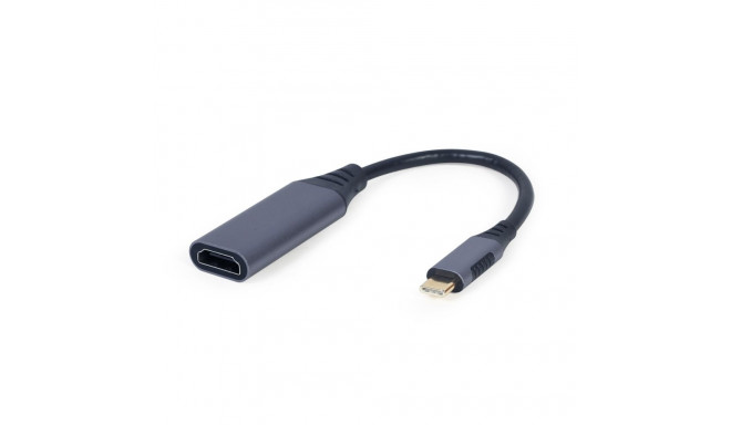 Adapter - Cablexpert A-USB3C-HDMI-01 USB Type-C to HDMI 0.15m 60Hz Grey