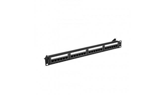 Patch Panel - Lanberg PPUA-1024-B 24-Port Cat6a 1U Black