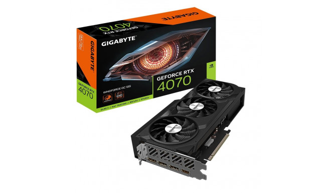 Graphics Card - Gigabyte GeForce RTX 4070 12GB GDDR6X Black