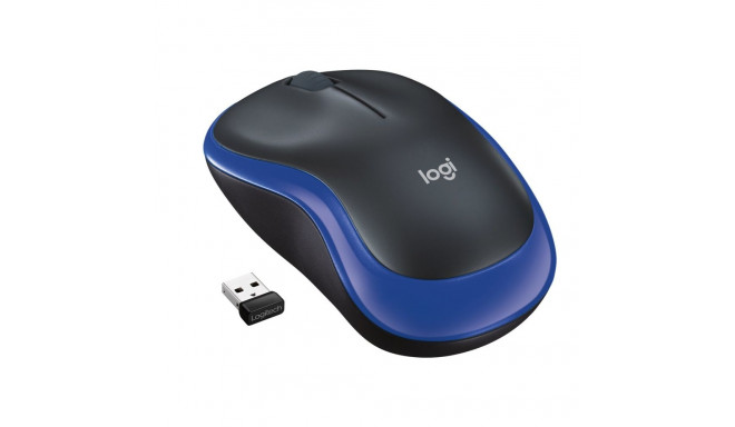 Wireless Mouse - Logitech M185 Optical 1000 DPI Black