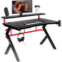 Computer Desk - Huzaro Hero 5.0 Black/red