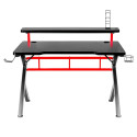 Computer Desk - Huzaro Hero 5.0 Black/red