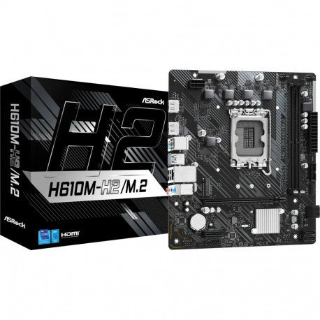 Motherboard - ASRock H610M-H2/M.2 Intel LGA 1700 Micro ATX ASRock H610M-H2/M.2 Motherboard - Micro A