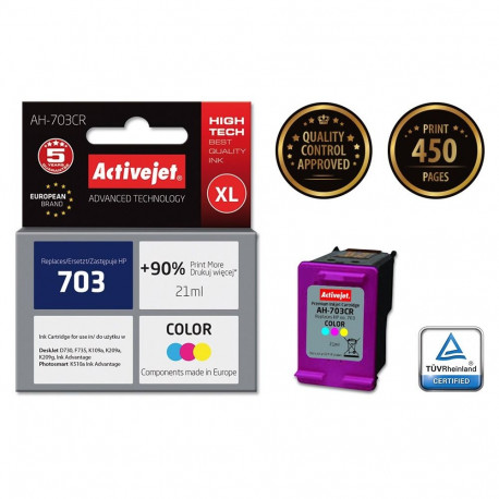 Printer Cartridge - Activejet Ah-703cr, Colour