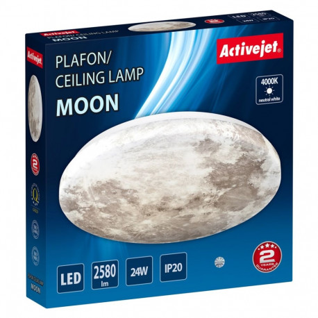 LED Ceiling Light - Activejet AJE-MOON 24W Round Multicolour