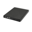 External DVD-RW Writer - Qoltec 51858 USB 2.0 (Black)