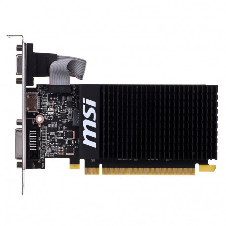Graphics Card - MSI GeForce GT 710 2GB GDDR3 HDMI DVI-D VGA Passive Cooling
