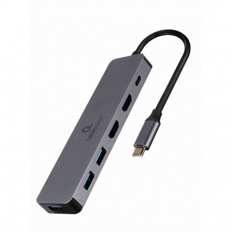 USB Hub - Gembird A-cm-combo3-03 Type-c 3-in-1 Multiport Adapter Hub H