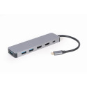 USB Hub - Gembird A-cm-combo3-03 Type-c 3-in-1 Multiport Adapter Hub H