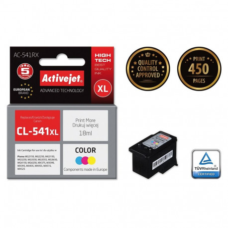 Ink Cartridge - Activejet Ac-541rx 18ml Color