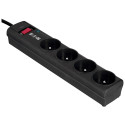 Power Strip - Eaton Protection Strip 4 FR Black