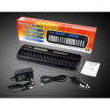 Charger - everActive NC-1600 16-Battery Li-Ion Black