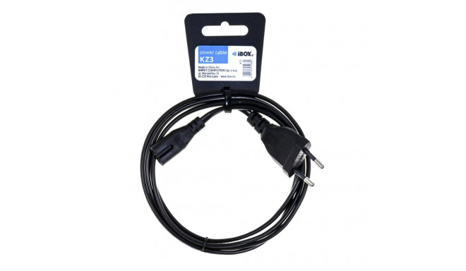 Power Cable - iBox KZ3 1.5m CEE7/4 IEC 320 Black