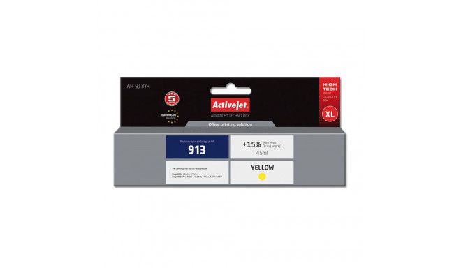 Ink Cartridge - Activejet AH-913YR Yellow (XL)